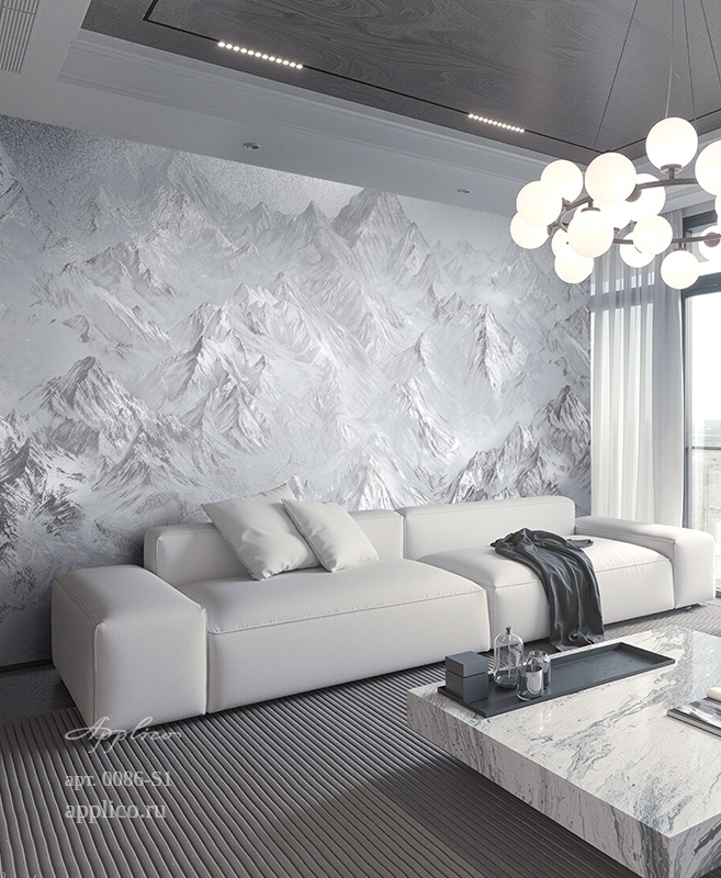 дизайнерские обои Нордис в интерьере