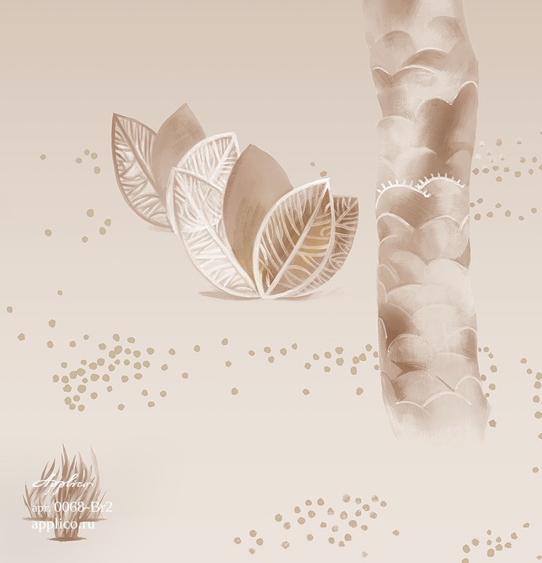 фрески Журавлиная роща в интерьере