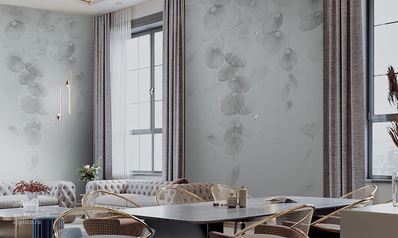 обои и панно Каури в интерьере