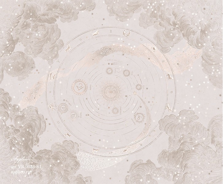 фрески Млечный путь в интерьере