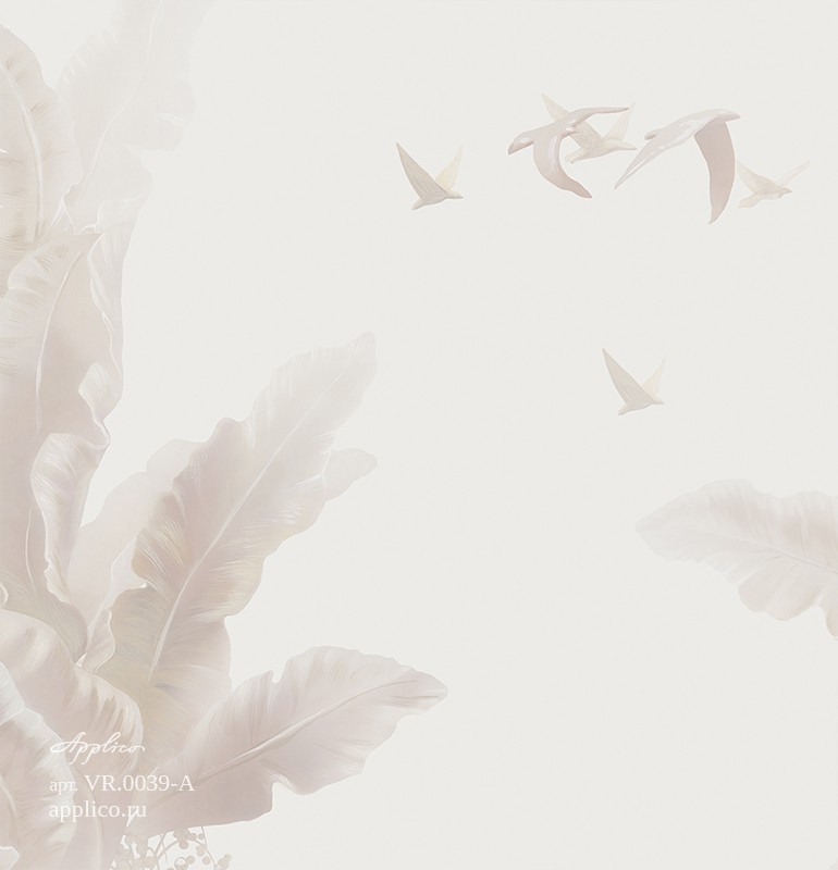 обои и панно Южные сады в интерьере