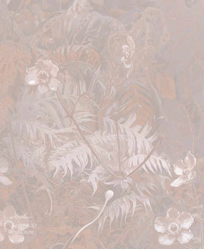 фрески В тени леса в интерьере