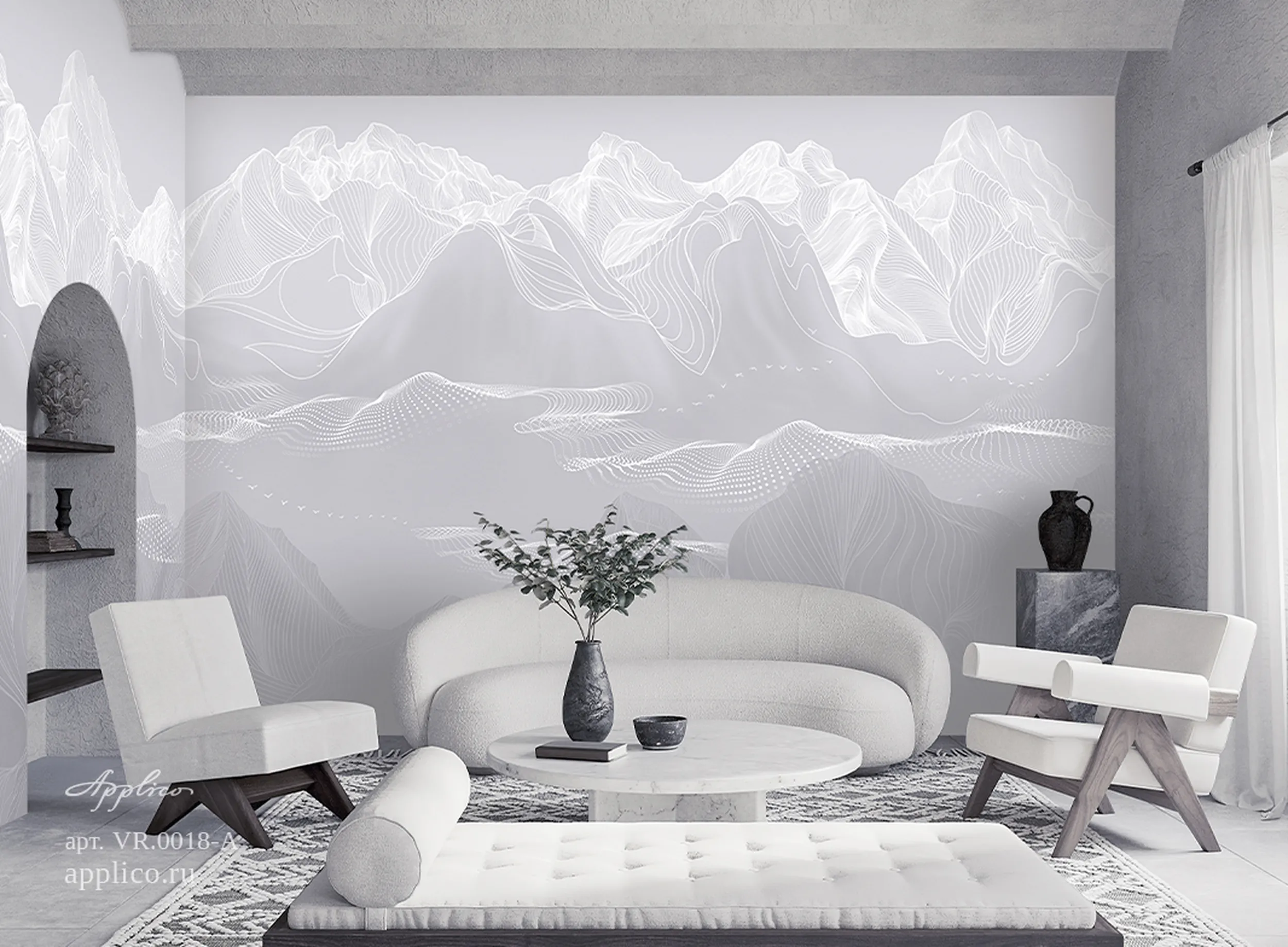 дизайнерские обои Горные ноты