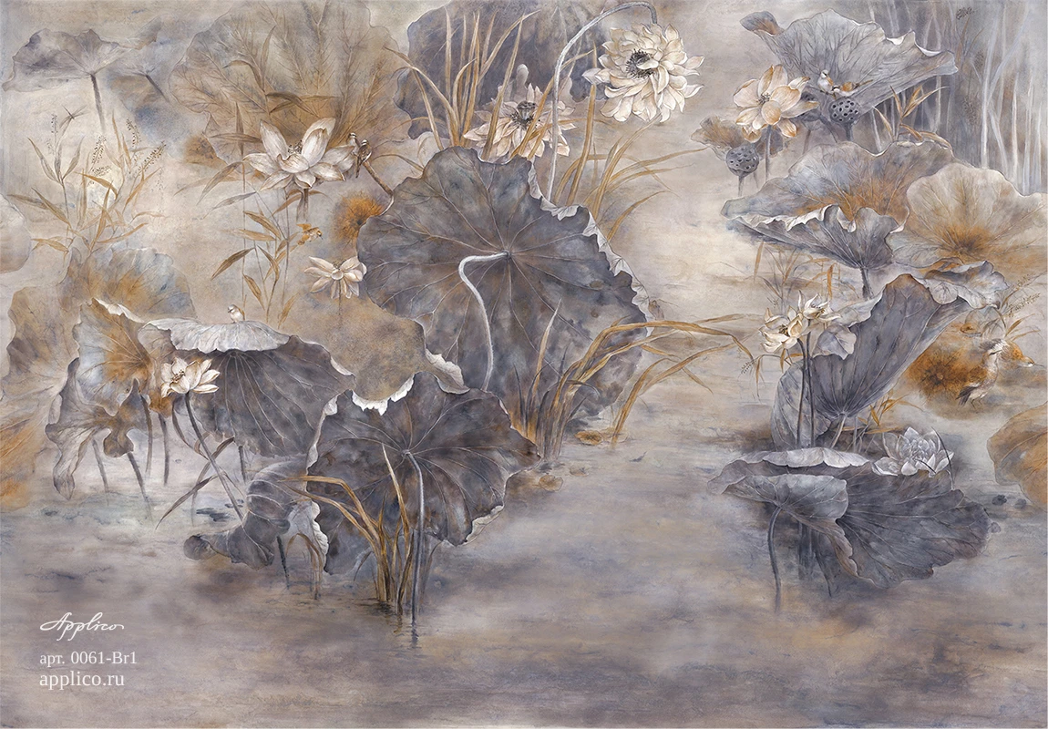 обои и панно Восточная акварель