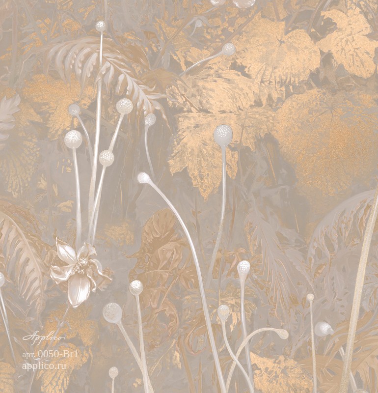 фрески В тени леса в интерьере