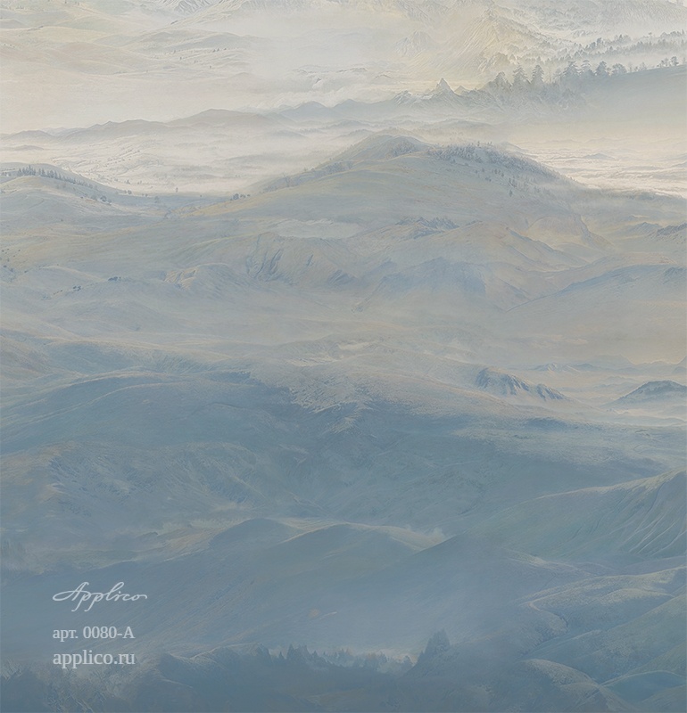 дизайнерские обои Дальние дали в интерьере