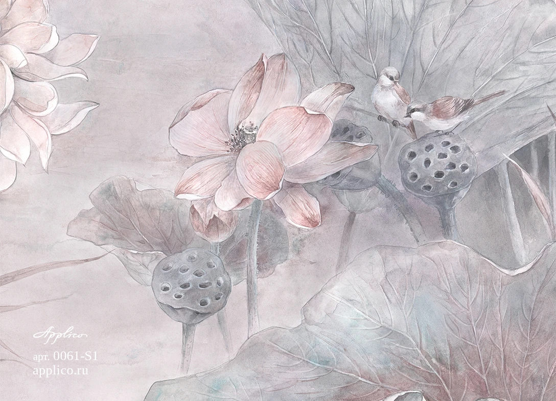 обои и панно Восточная акварель