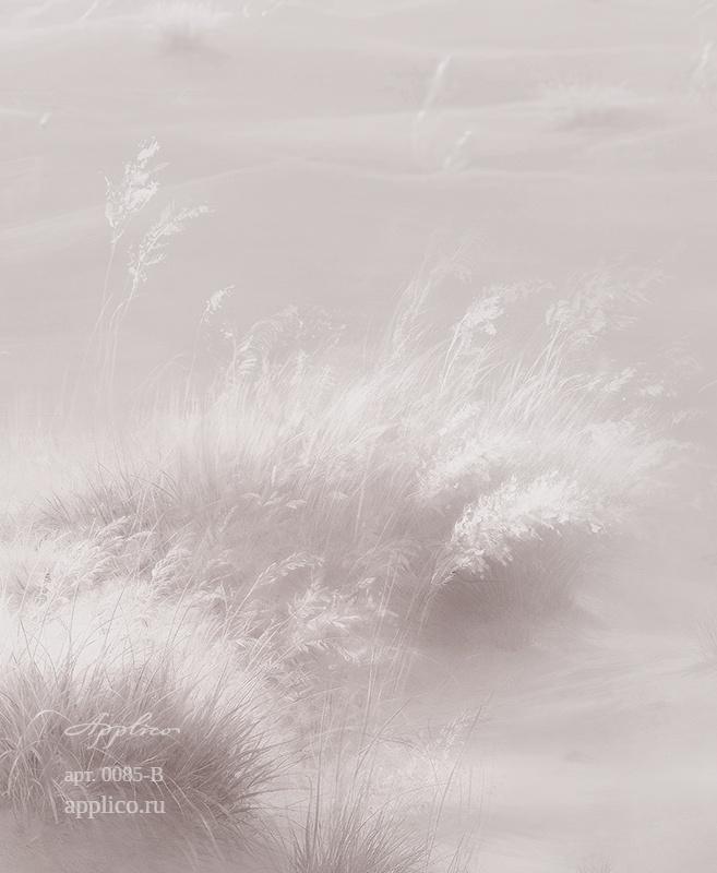 дизайнерские обои Светлые дюны в интерьере