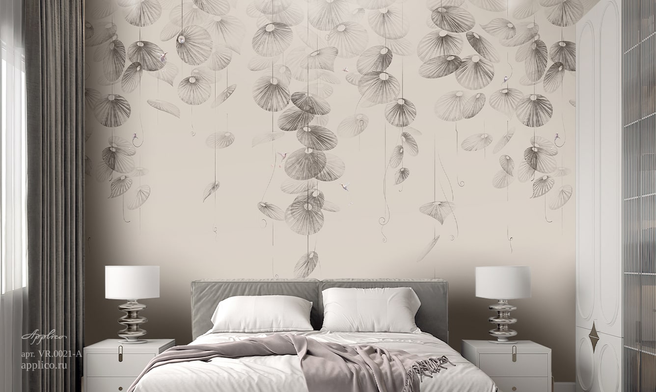 обои и панно Каури в интерьере