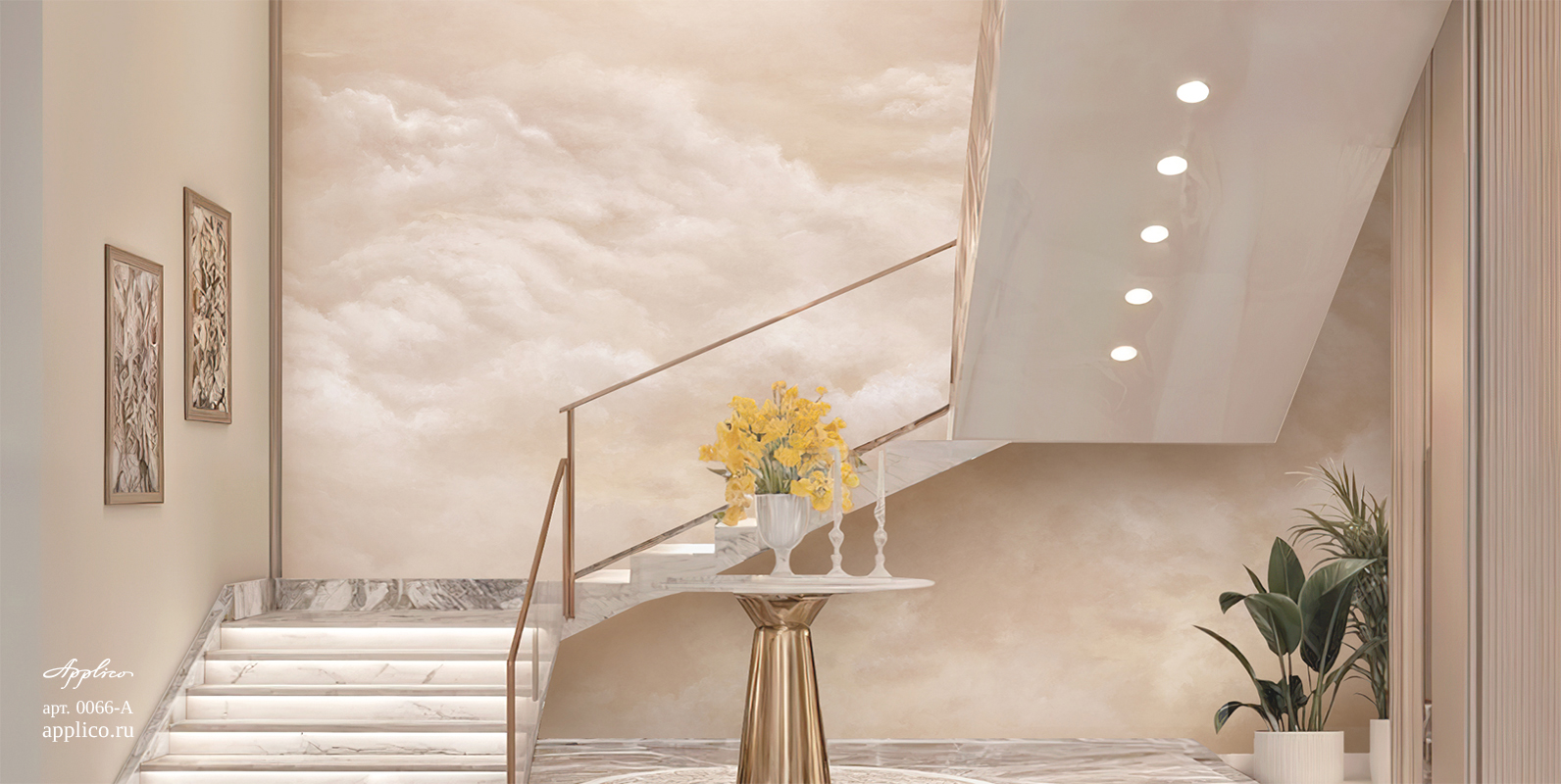 обои и панно Небеса в интерьере