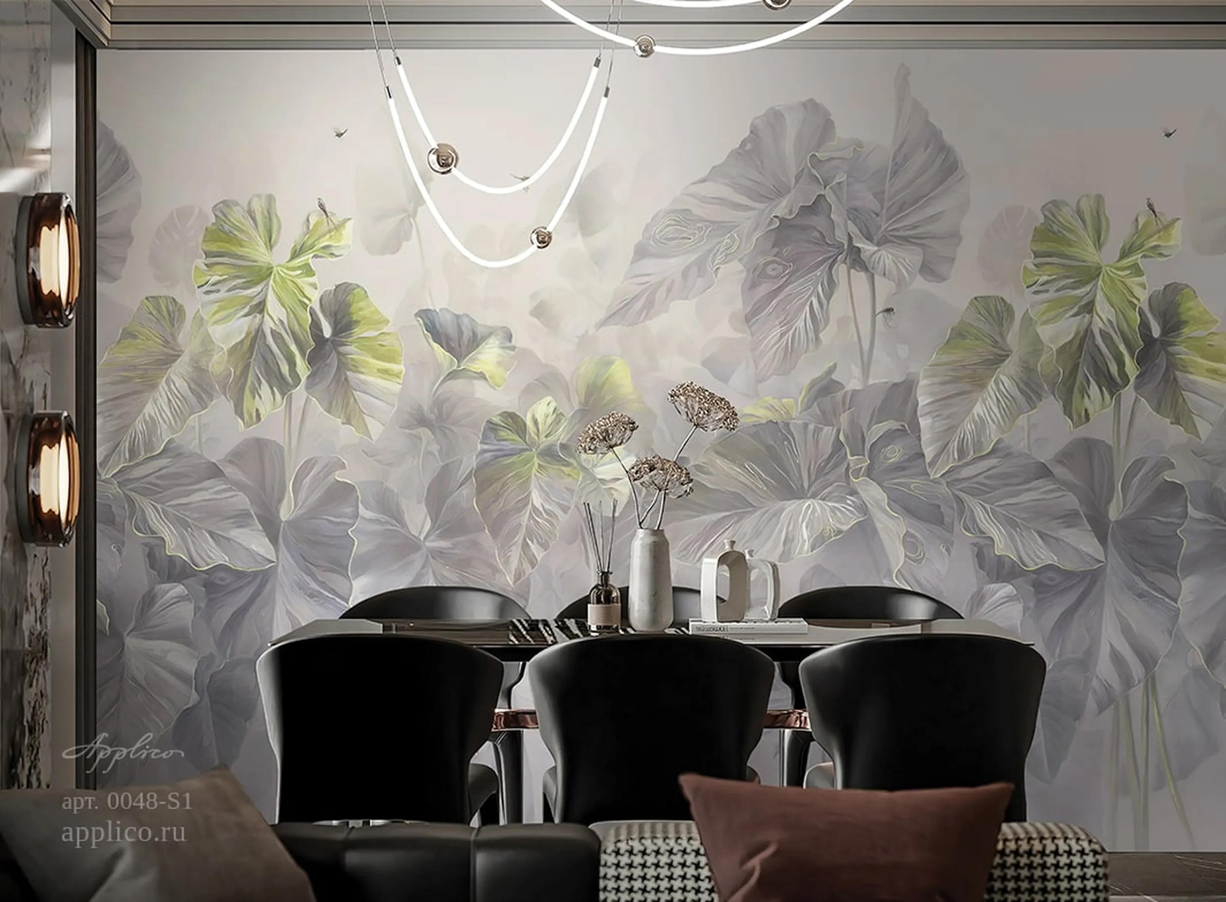 фрески Тропическая декорация