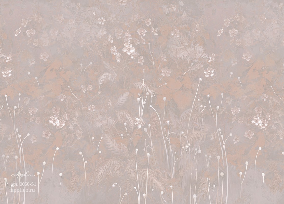 фрески В тени леса в интерьере