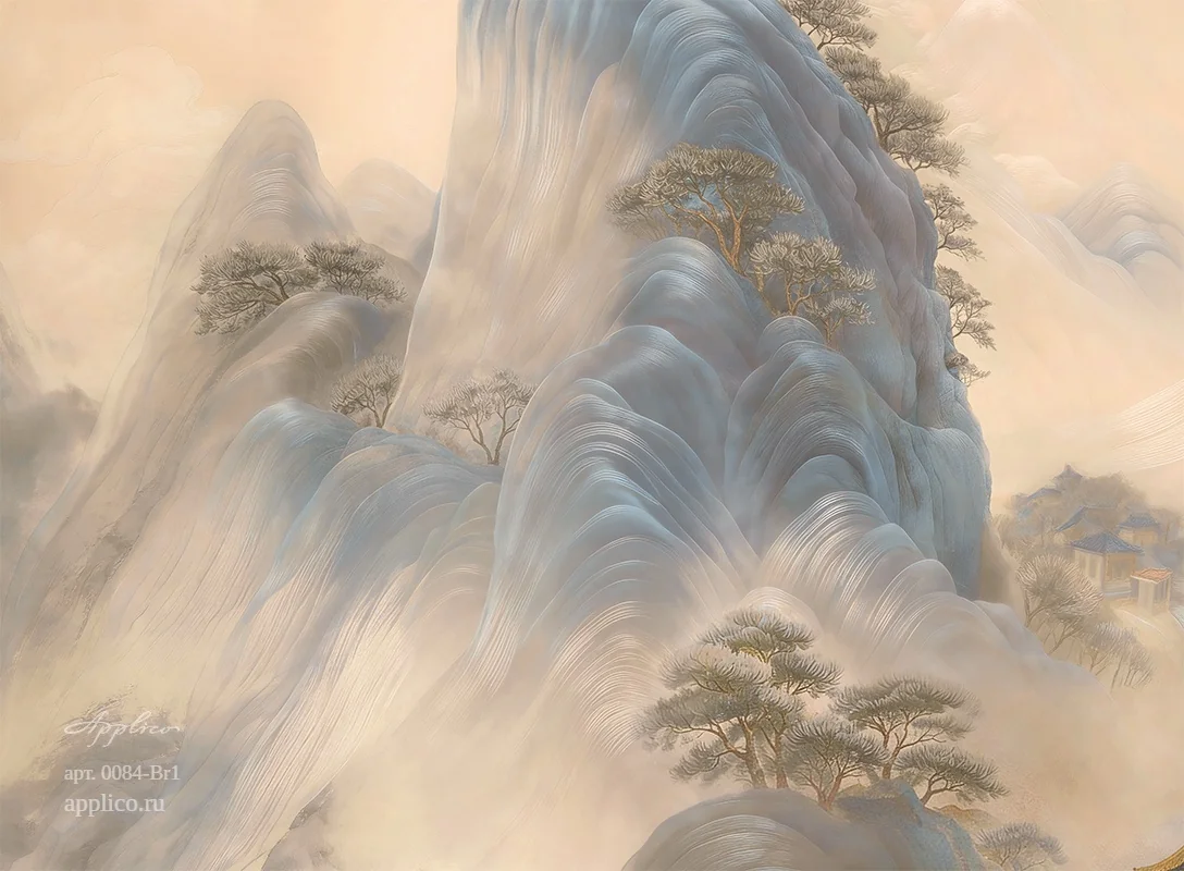 дизайнерские обои Лазурные вершины