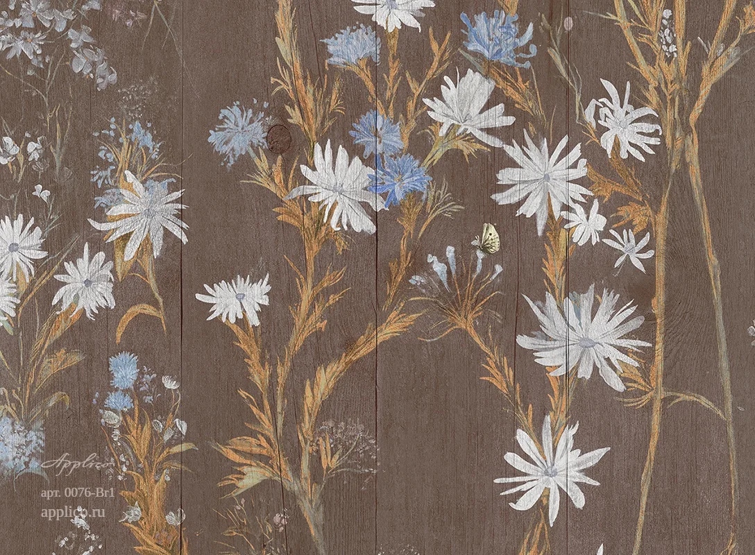 дизайнерские обои Роспись по доске