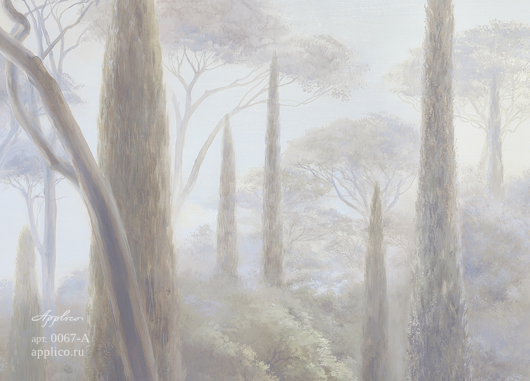 дизайнерские обои Кипарисы