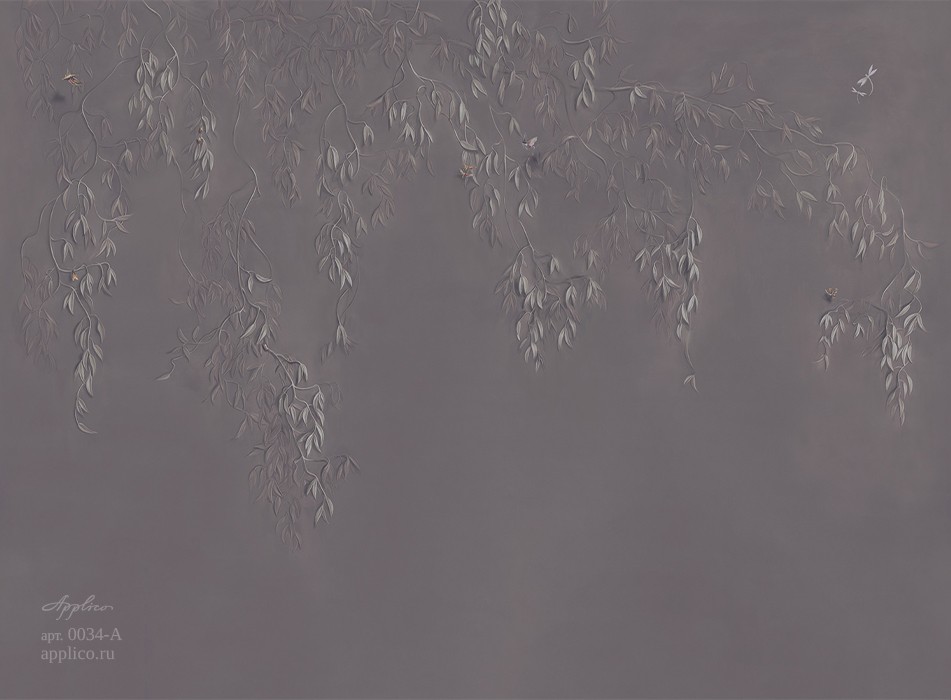 фрески Летние бражники в интерьере