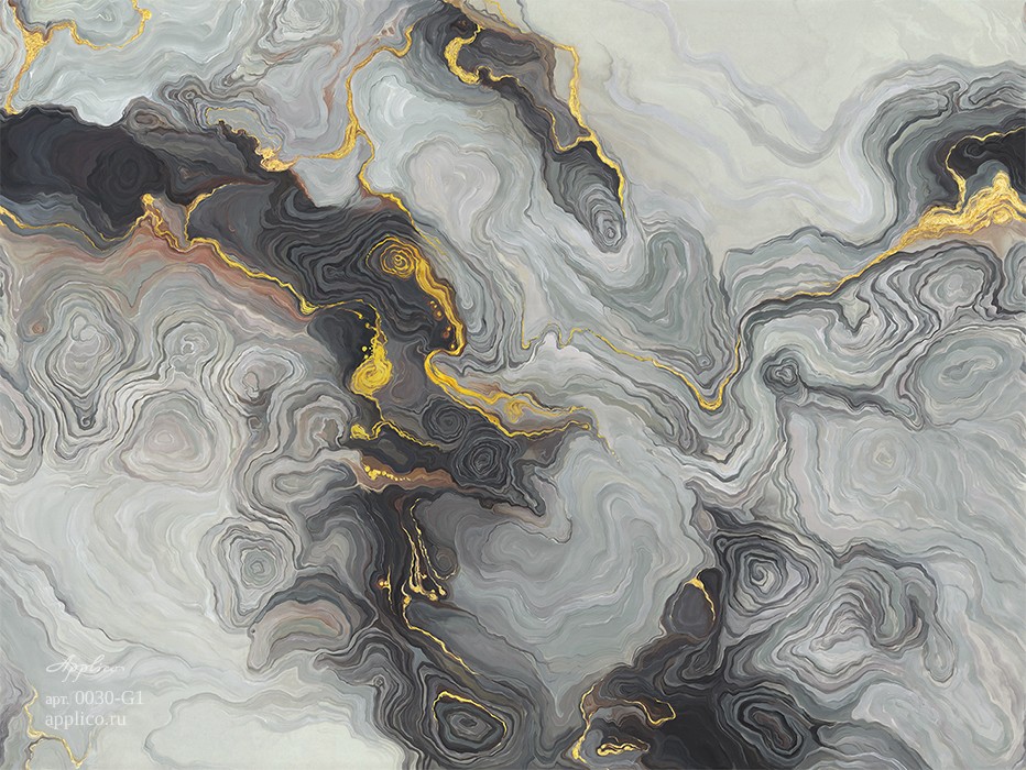 фрески Мраморный этюд в интерьере