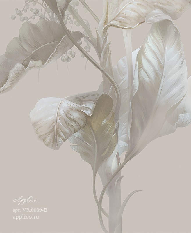 обои и панно Южные сады в интерьере