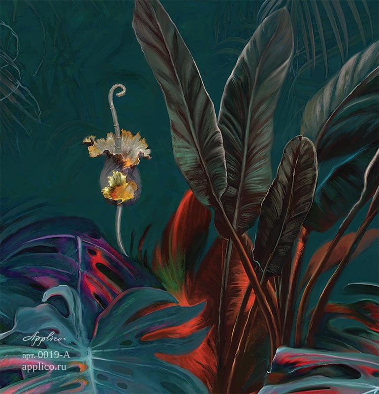 фрески Амазония в интерьере