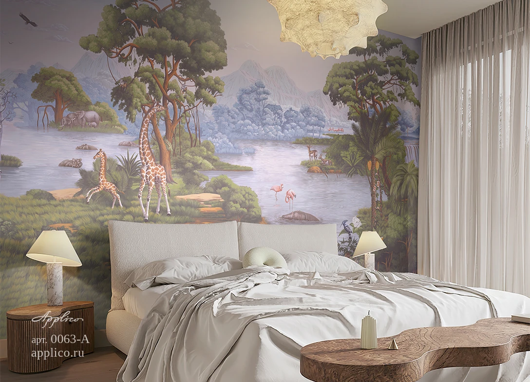 обои и панно Саванна