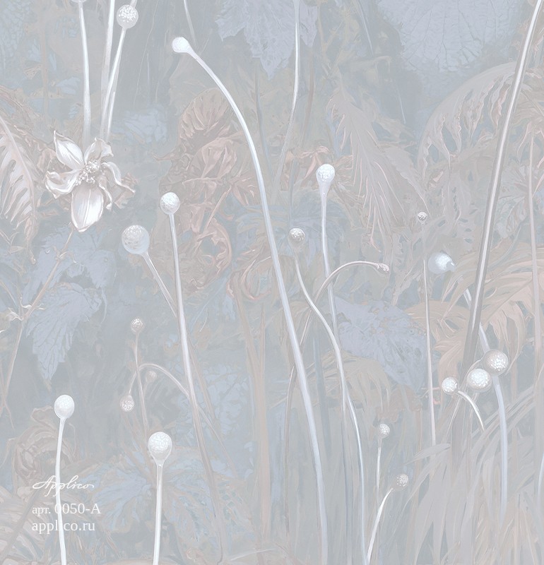 фрески В тени леса в интерьере