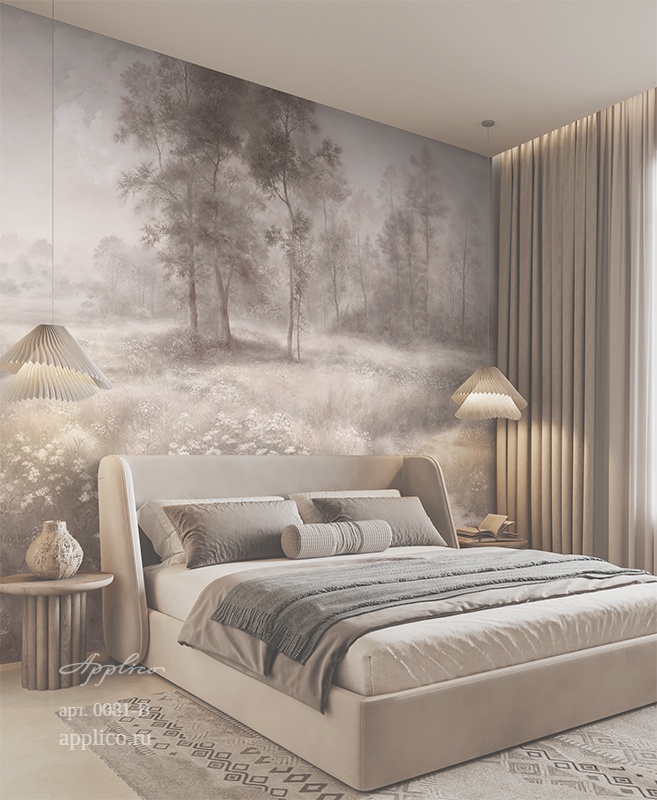 дизайнерские обои Тропинка в интерьере