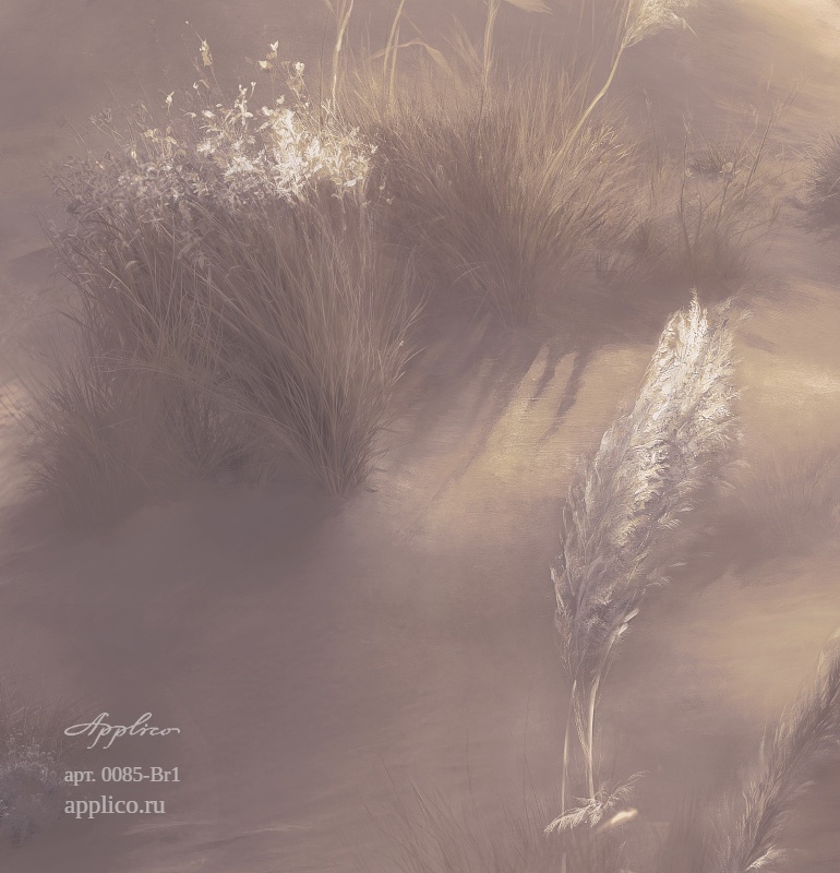 дизайнерские обои Светлые дюны в интерьере