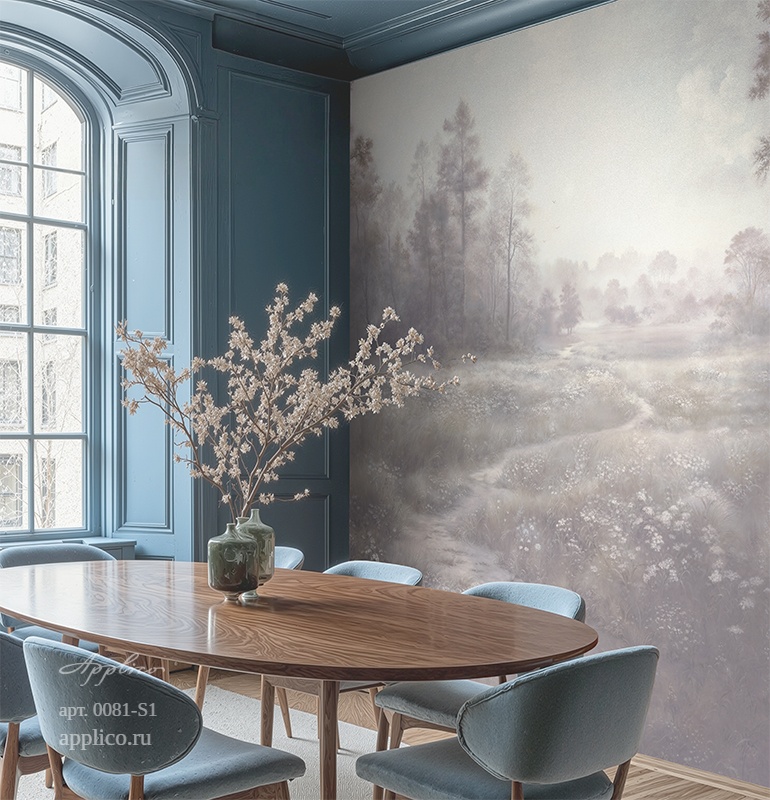 дизайнерские обои Тропинка в интерьере