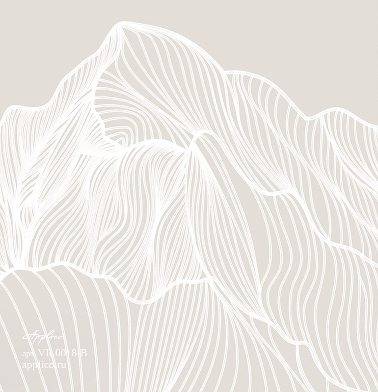 фрески Горные ноты в интерьере