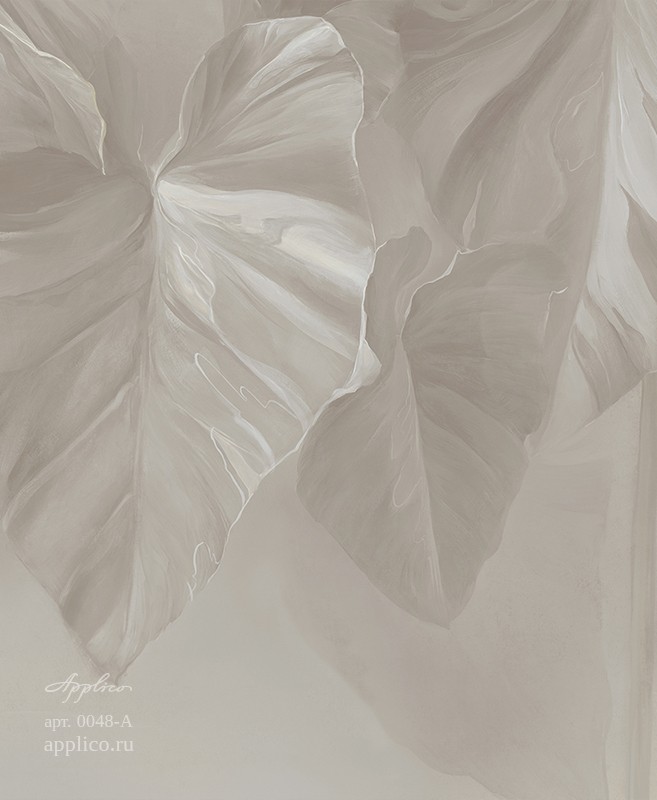 фрески Тропическая декорация в интерьере