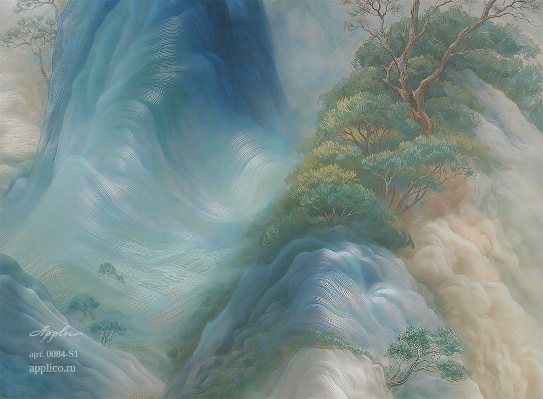 дизайнерские обои Лазурные вершины