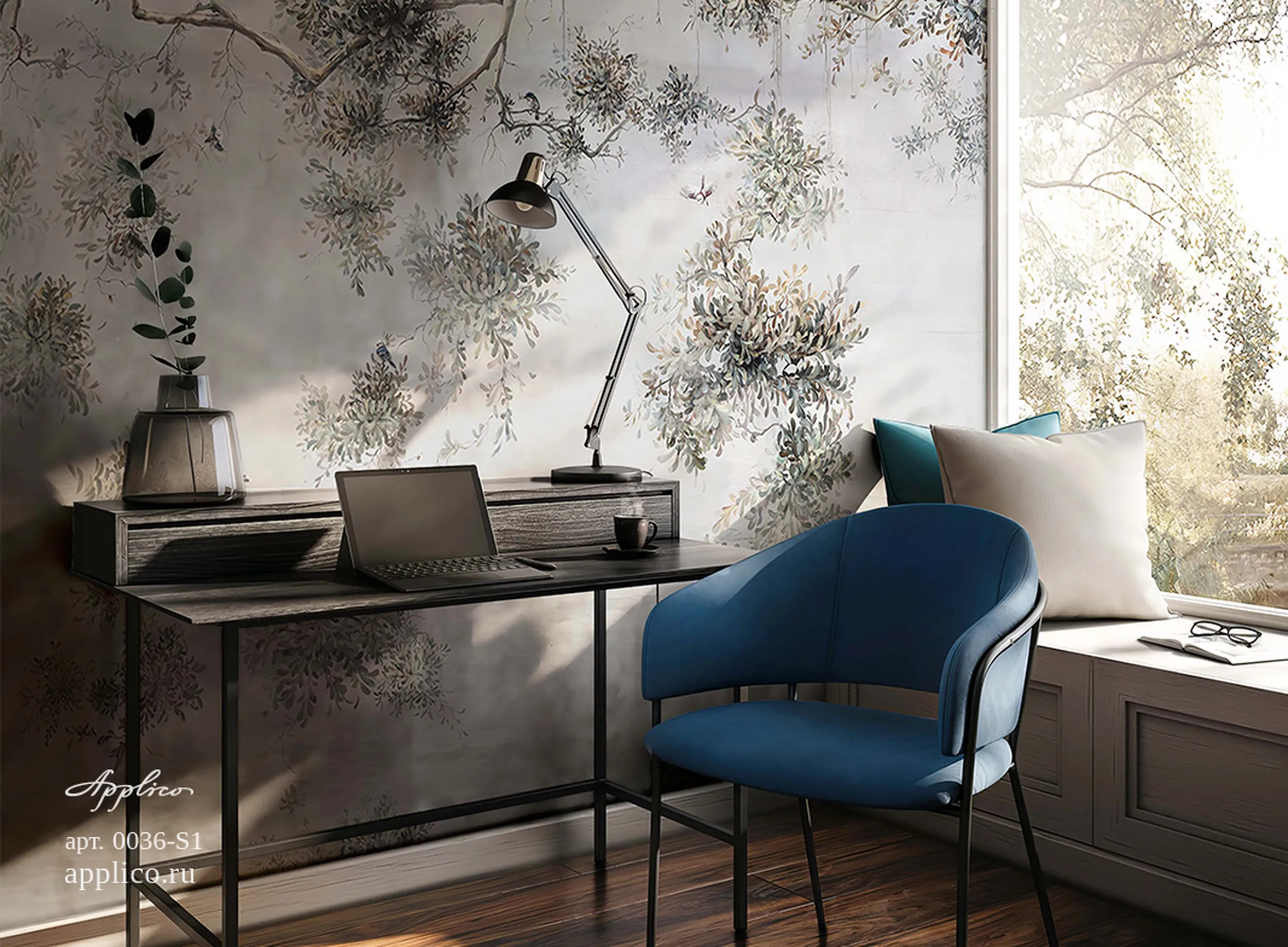 фрески Шинуазри на серебре