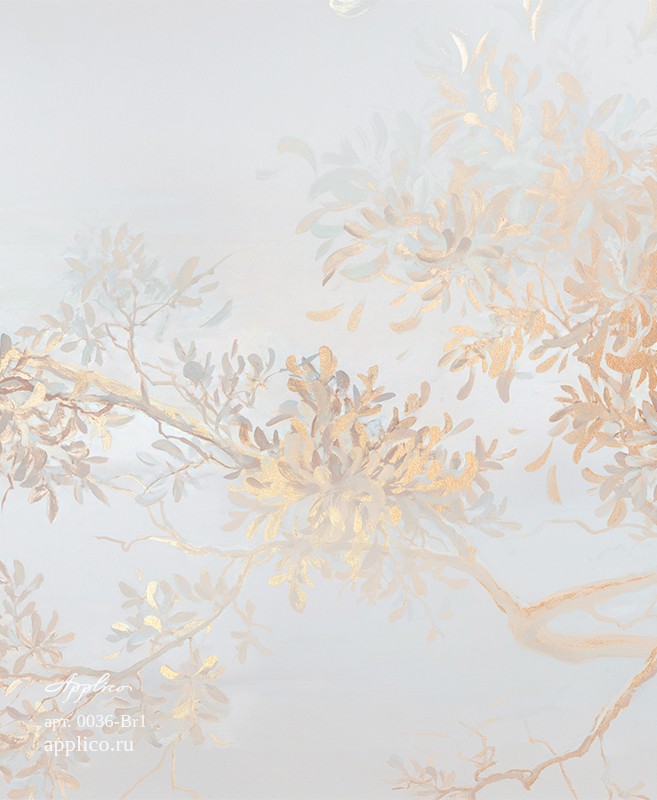 фрески Шинуазри на серебре в интерьере