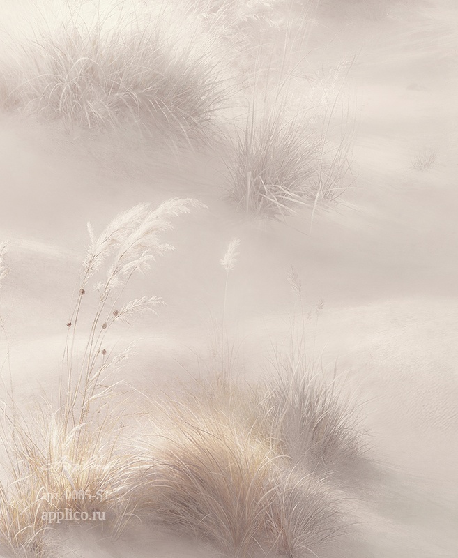 дизайнерские обои Светлые дюны в интерьере