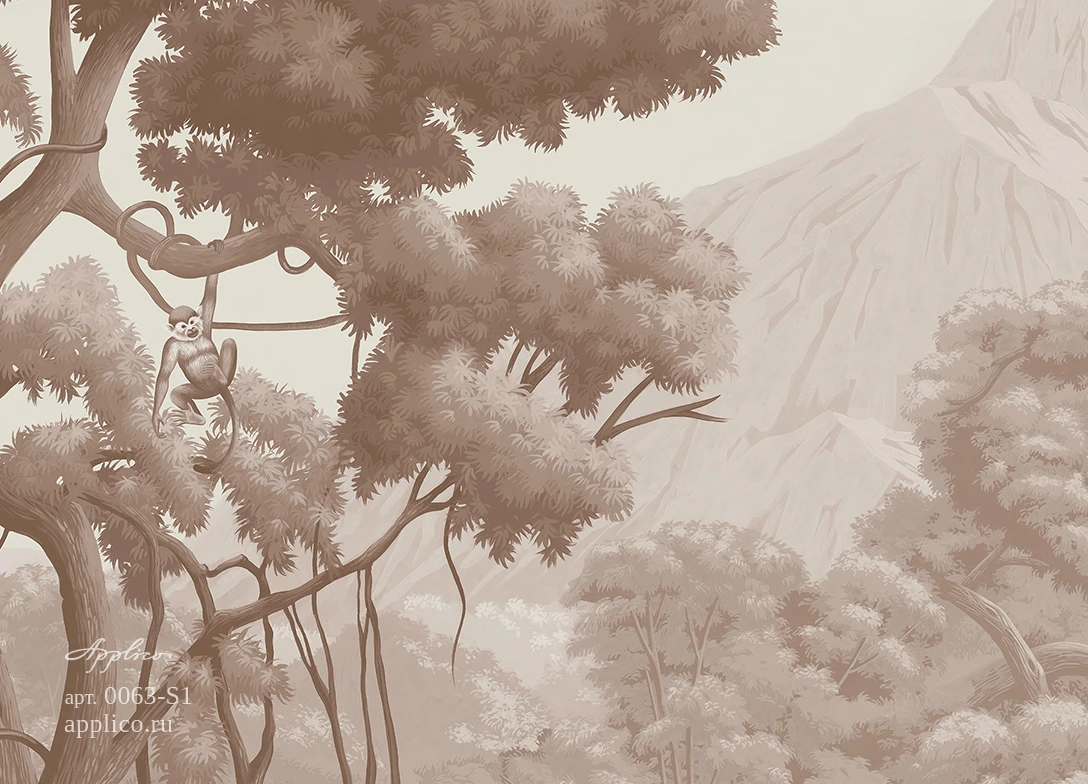 обои и панно Саванна