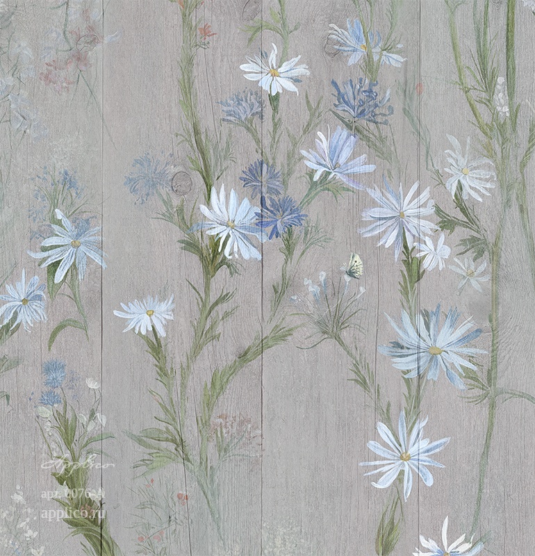 дизайнерские обои Роспись по доске в интерьере