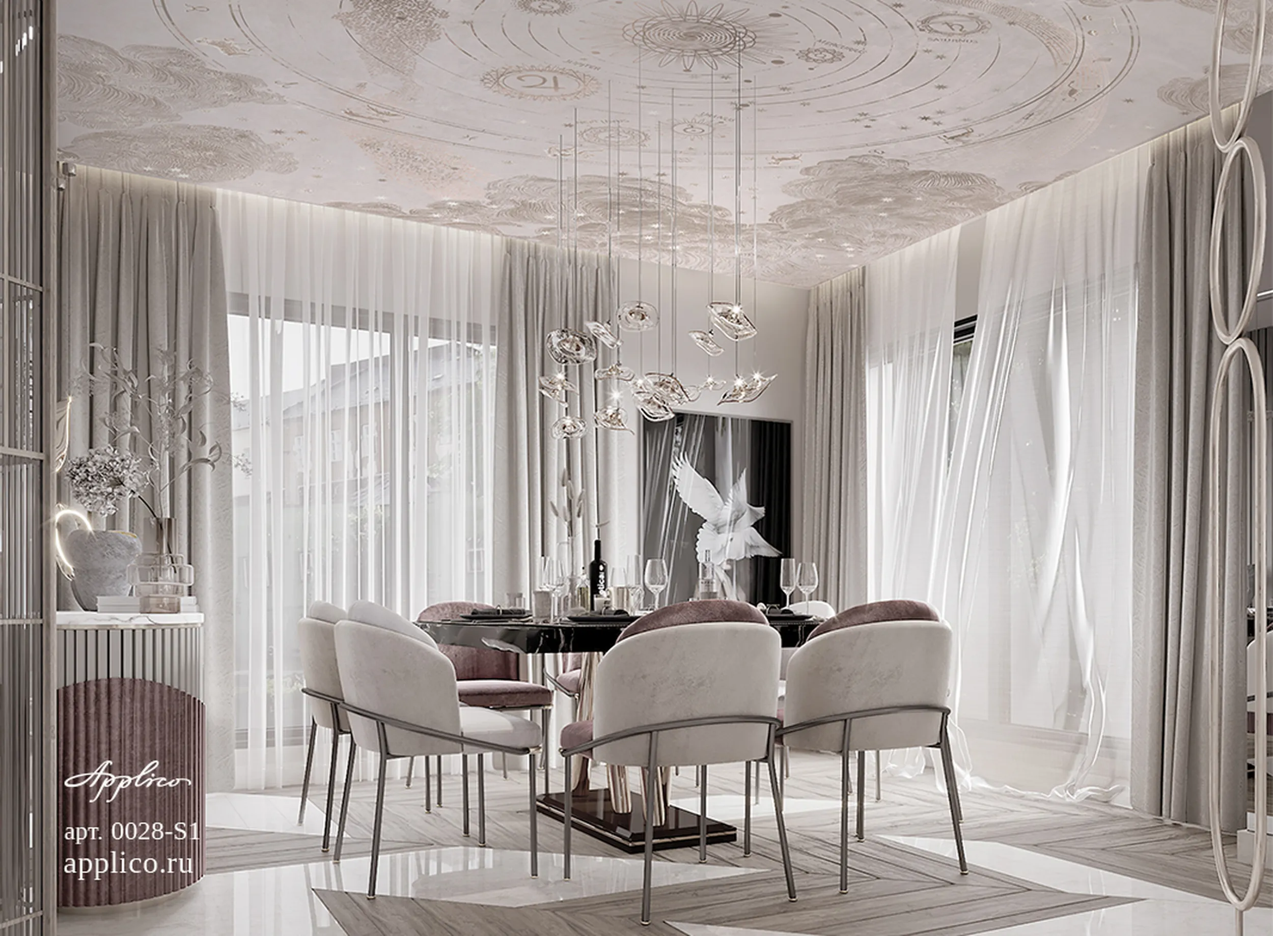 дизайнерские обои Млечный путь