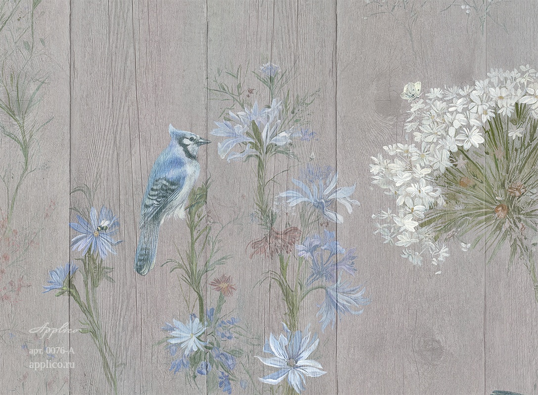 дизайнерские обои Роспись по доске