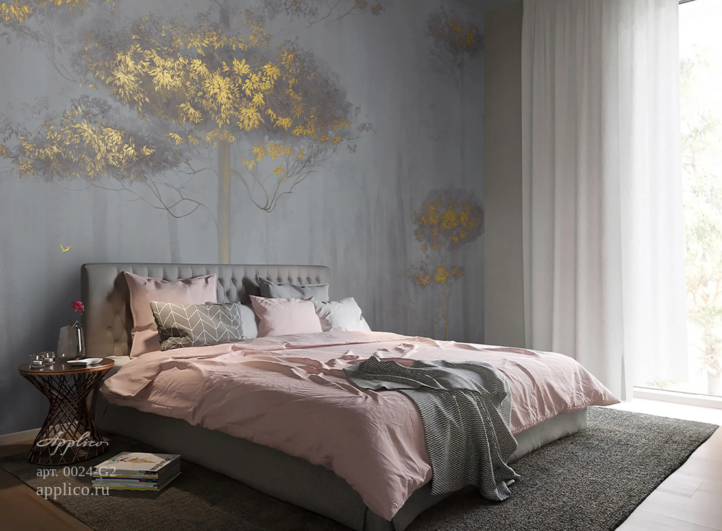 фрески Утренний лес