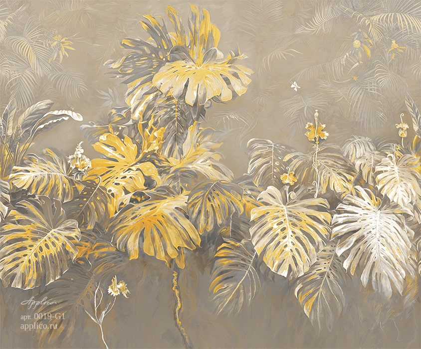 фрески Амазония в интерьере