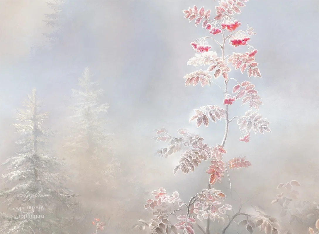 дизайнерские обои Первый иней