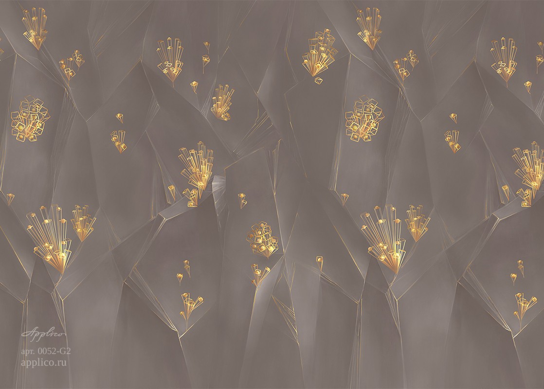 фрески Кристальная скала в интерьере