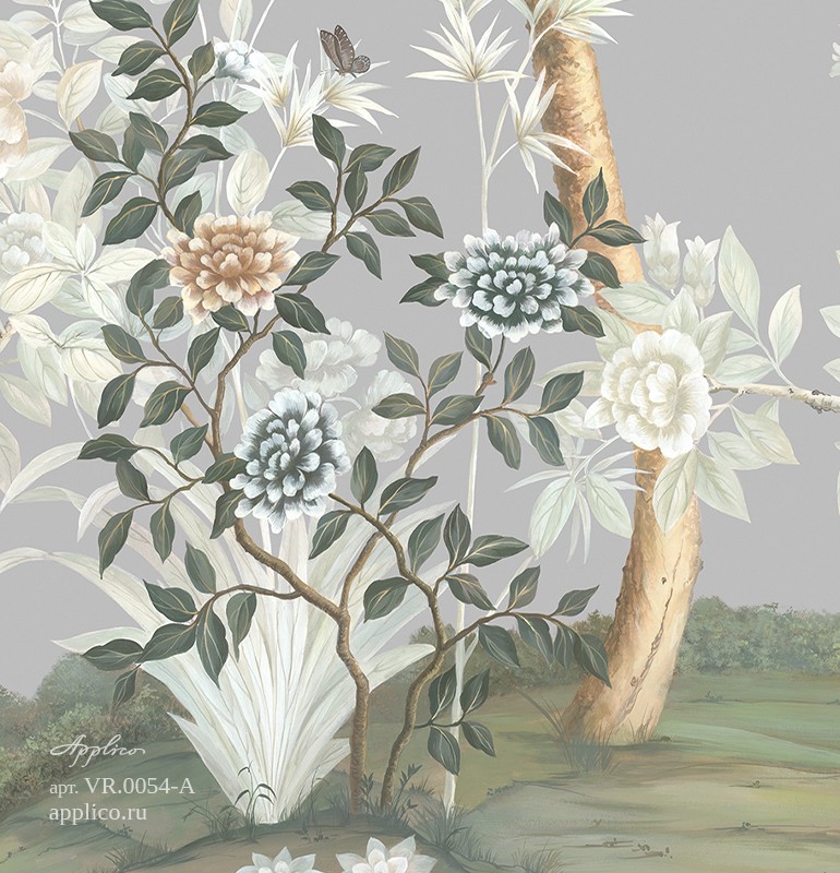 фрески Сад шинуазри в интерьере