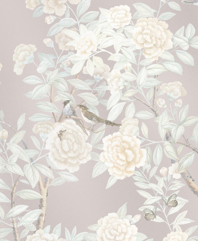 фрески Сад шинуазри в интерьере