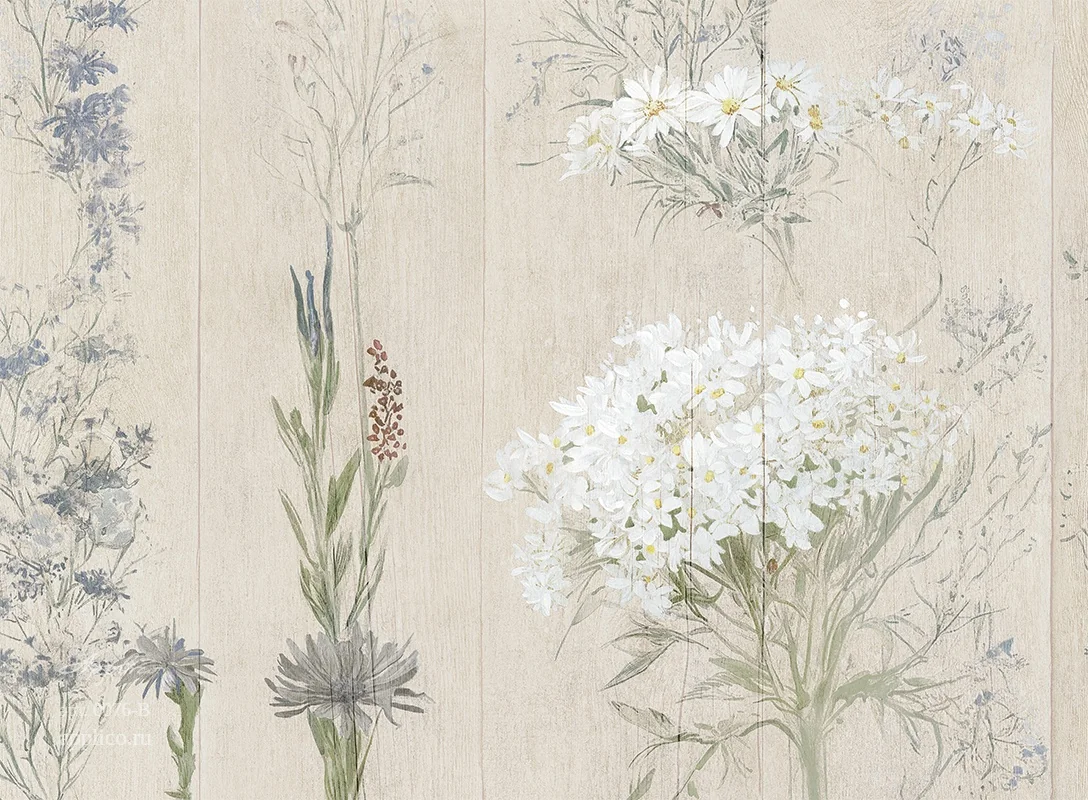 дизайнерские обои Роспись по доске