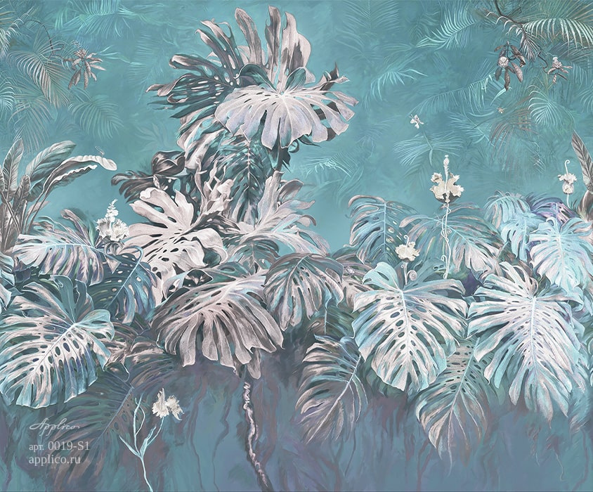 фрески Амазония в интерьере