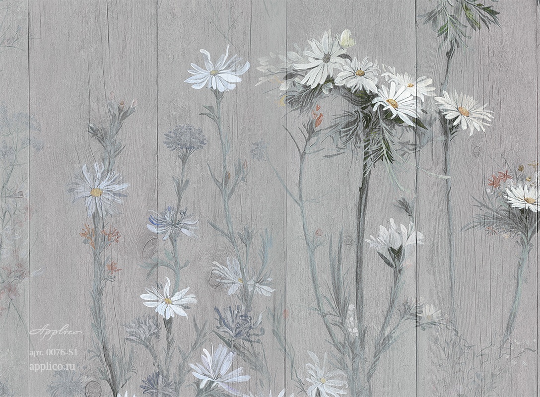 дизайнерские обои Роспись по доске