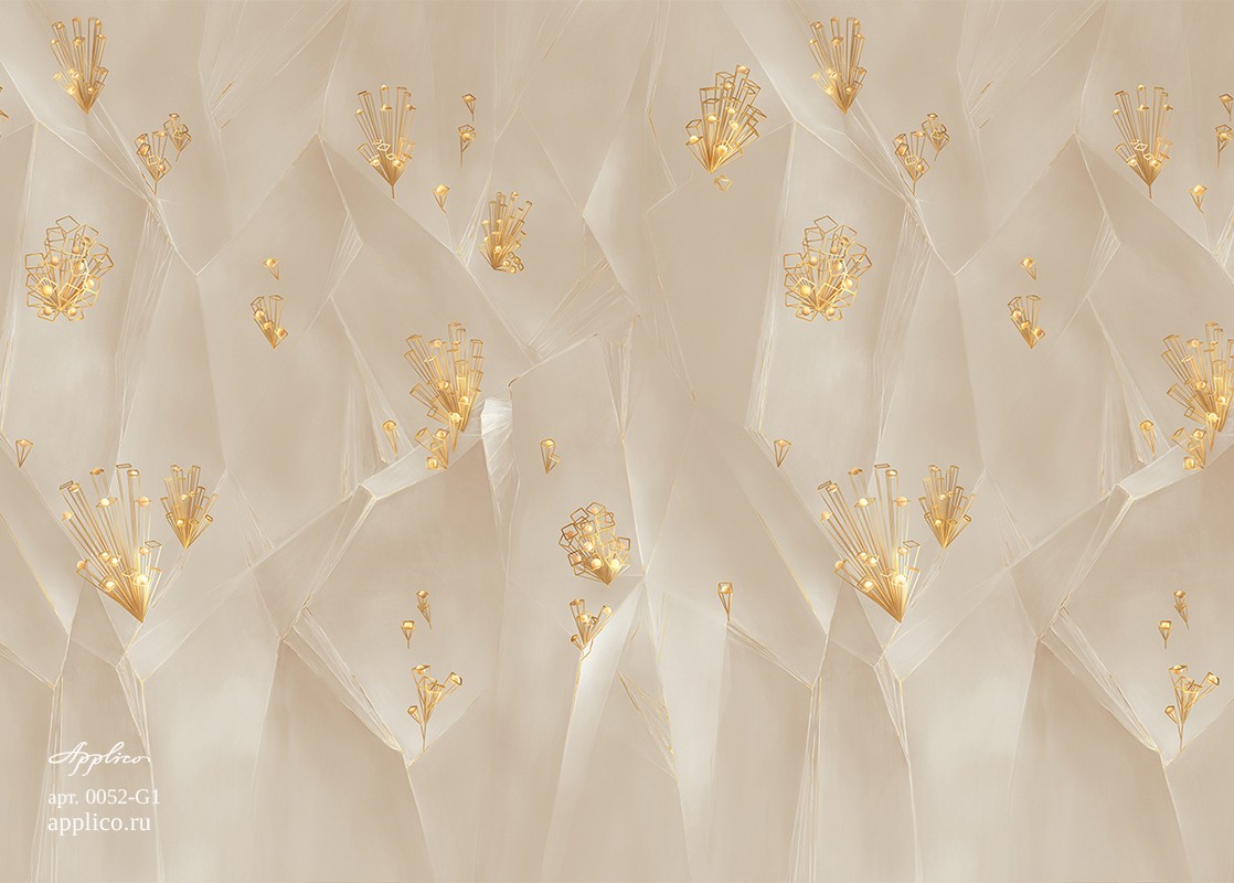 фрески Кристальная скала в интерьере