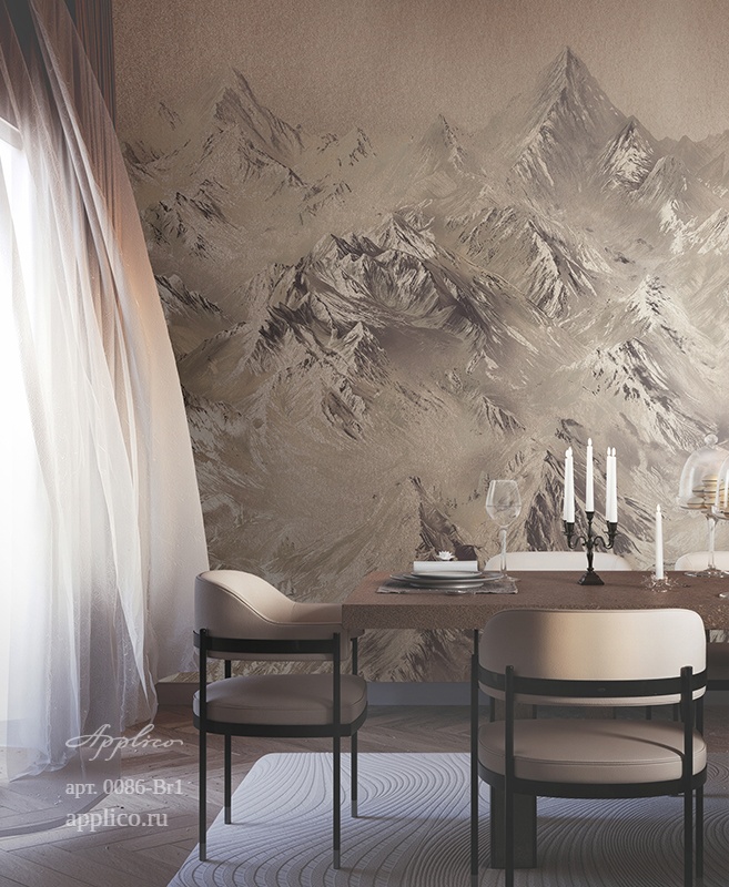 дизайнерские обои Нордис в интерьере