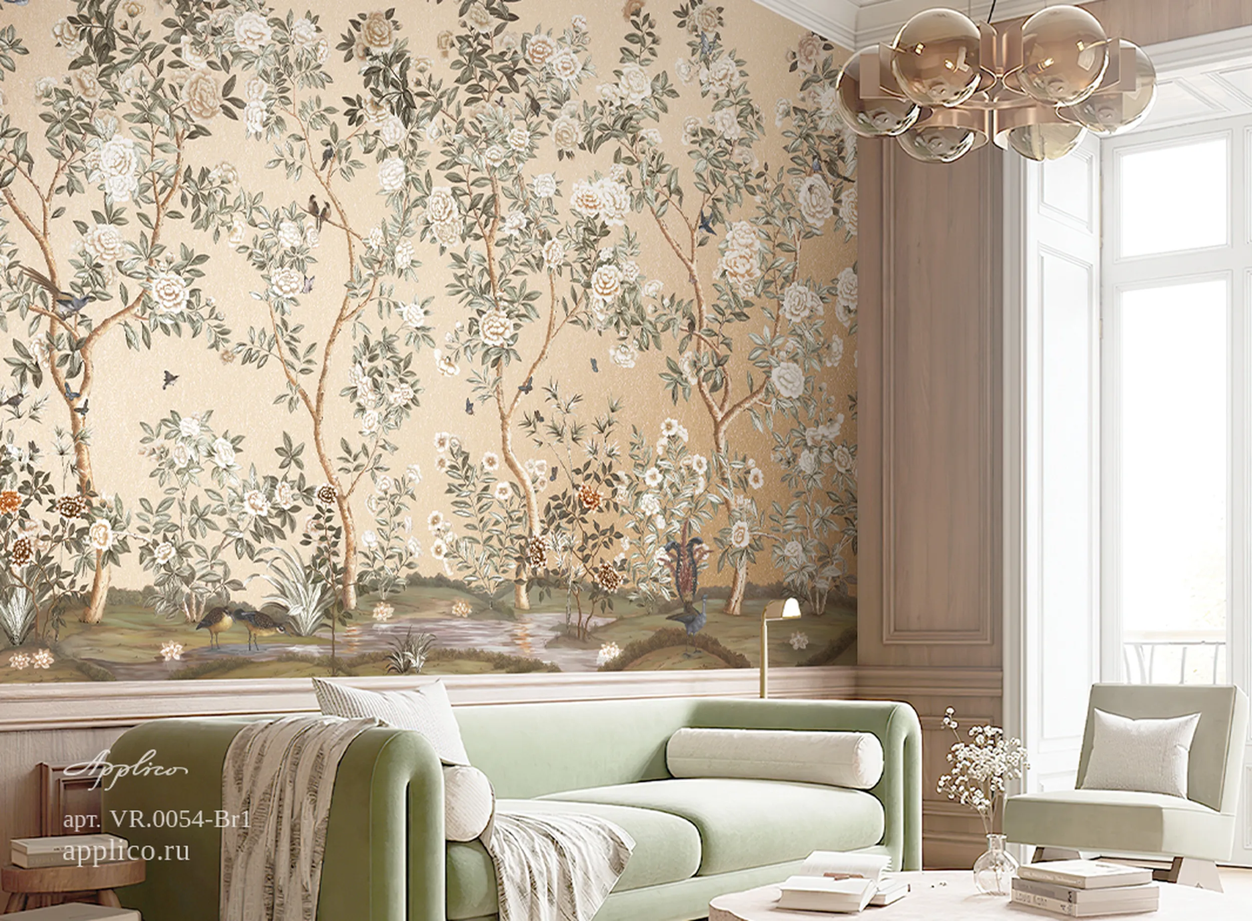 фрески Сад шинуазри